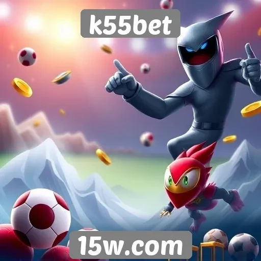 Variedade de jogos disponíveis no k55bet